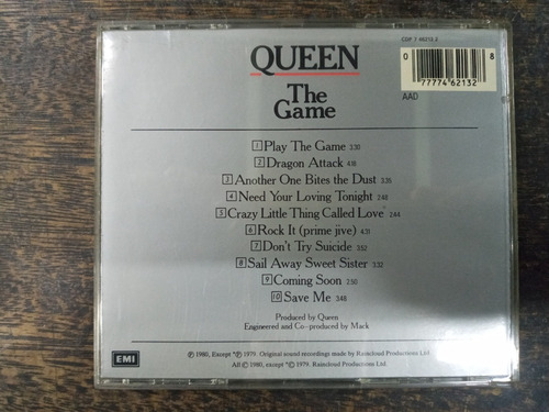Imagen 2 de 4 de The Game * Queen * Cd Original Importado *