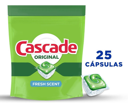 Lavavajillas Cascade Original Action Pacs Fresh 25 Unidades