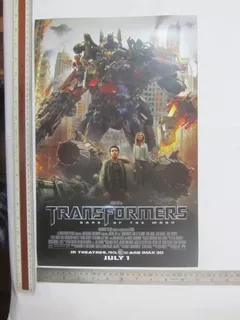 Poster Oficial Gigante Cine Transformers Dark Of The Moon
