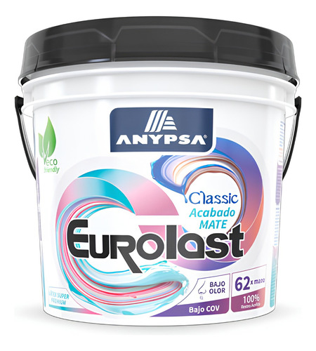 Látex Mate Premium Eurolast Calidad De American 1gl