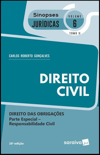 Direito Civil : Tomo Ii - 16ª Edição De 2019 - Vol. 6