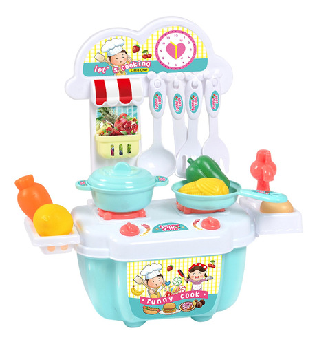 Vajilla Pequeña V Simulation Kitchen Play House Toy Happy