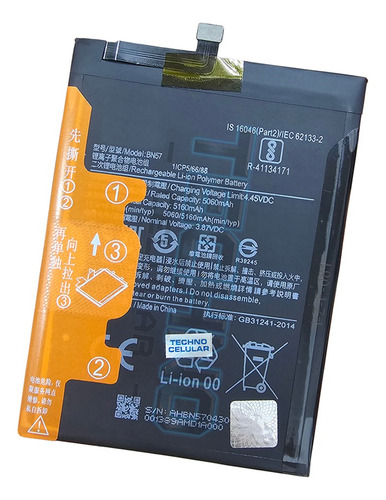 Bat. Para Xiaomi Poco X3 - X3 Pro Bn57 5160mah