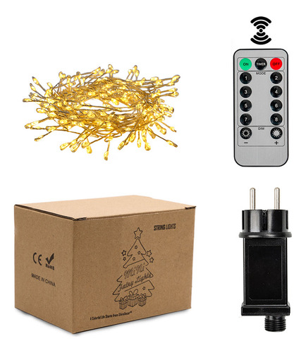 Conjunto De 1000 Luces Led Fairy Lights Para Dormitorio Inte