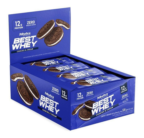 Best Whey Bar (62g) - Sabor: Cookies E Cream (49g)