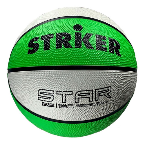 Pelota Basket N5 Striker Bicolor Verde Ahora 12 Empo2000