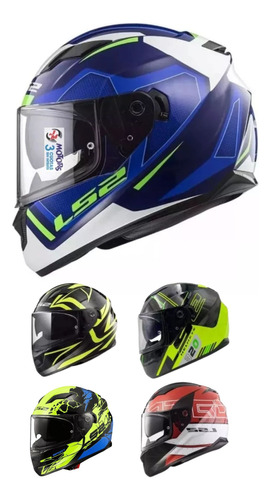 Jm Nuñez Casco Moto Ls2 Ff 320 Sche Jink Kub Impact Axis