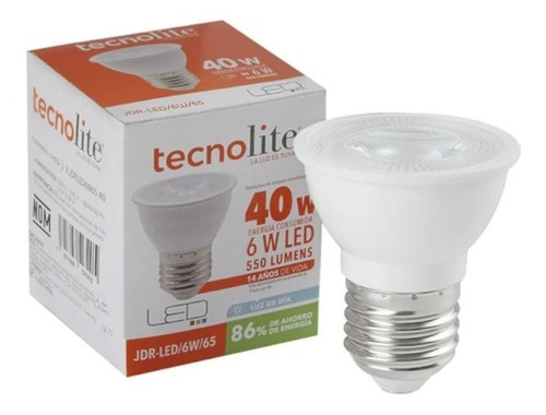 Foco Led Sobreponer 6w E27 Luz De Día Tecnolite
