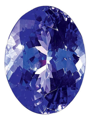 Piedra Preciosa De Diciembre Azul Tanzanita, Ovalada De 0.31
