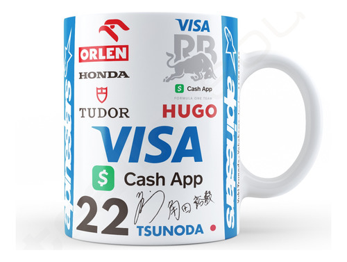 Taza - Yuki Tsunoda #04 2024 | Visa Cash App / Formula 1 F1