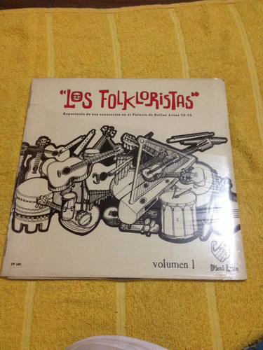 Los Folkloristas Volumen 1 Disco De Vinil Original 