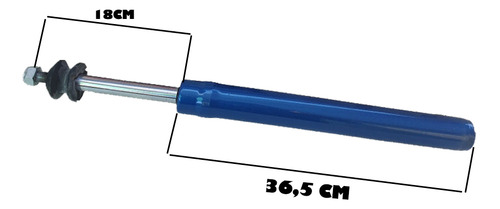 Imagen 2 de 3 de Amortiguador Vastago Corto Rally Vw Gol Power (kitx2)