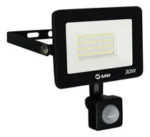 Comprar Proyector Led 30w C\u002Fsensor De Movimiento 220v Luz Fria Baw Color de la carcasa Negro Color de la luz Blanco frío