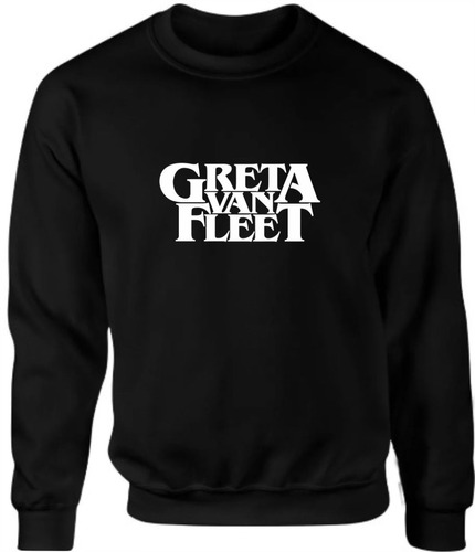 Sudadera Lisa Greta Van Fleet Logo Talla Xxl