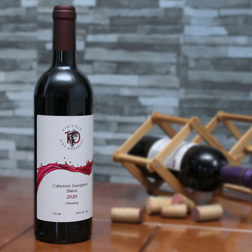 Vino Tinto Diacronía Cabernet Sauvignon + Shiraz Chihuahua