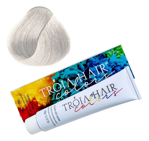Coloración Tróia Hair Colors 60g Profesional C Todos Los Tonos Matizador Hielo