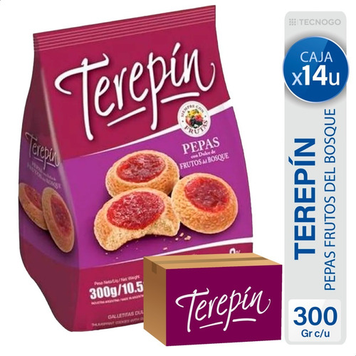 Galletitas dulce Terepin Pepas con mermelada de batata  mermelada de batata 300 g