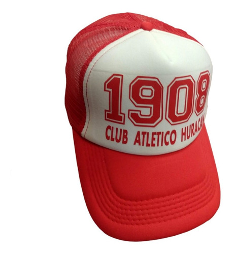 Imagen 3 de 4 de Gorra Trucker 1908 Huracán Rojo