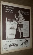 Comprar P400 Clipping Antigua Publicidad Cocinas Aurora Año 1961