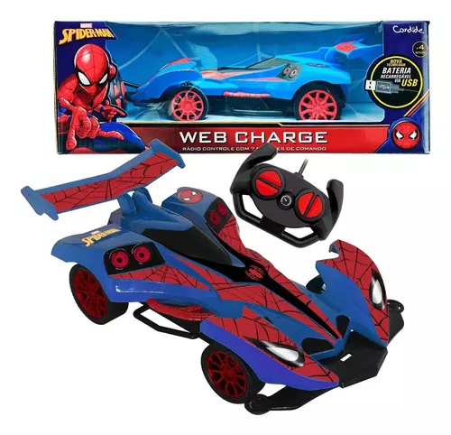 Carrinho Controle Remoto Homem Aranha Spider