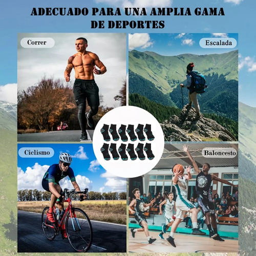 Calceta Deportiva Hombre Algodón De Calcetines 6 Pares