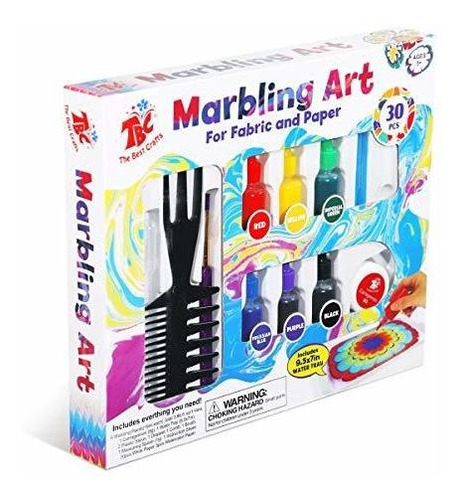 Marbling Art Set Pintura Kit Para Niño Idades