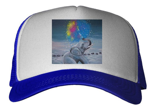 Gorra Elefante Pintura Colores Art