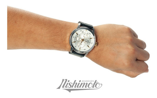 Relógio Technos Masculino Grandtech 6p57af/0k Couro