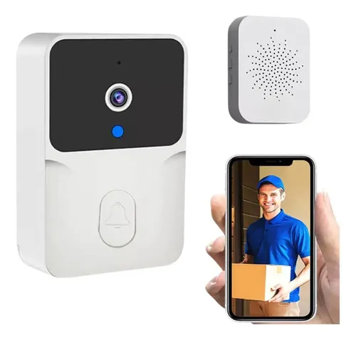 Interfone Residencial Campainha Inteligent Sem Fio Wifi Vide Prova Agua 127/220v
