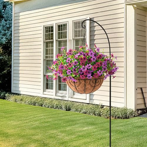 Flores Artificiales Inqcmy Con Cesta Colgante Para Decoració