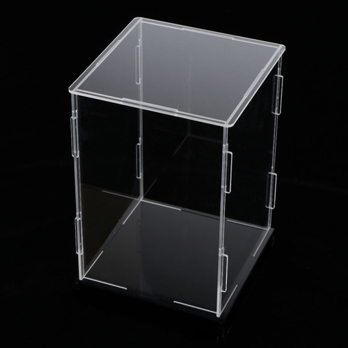 Caja De Exhibición De Acrílico Transparente El 10x10x20cm