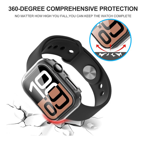 2pcs Para Apple Watch Series 10 46mm Protector Pantalla Case