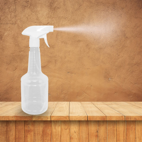 Borrifador Spray Manual 500ml Para Álcool Pet Válvula 12 Uni