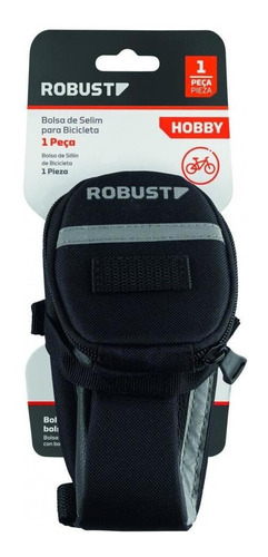 Bolsa De Selim Afunilada Para Bike Bicicleta Mtb E Speed Cor Preto