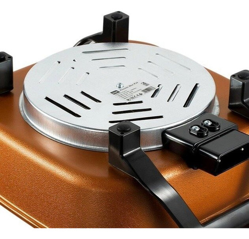 Panela elétrica a vapor antiaderente 1350w 7,0 l Raf Cor Laranja Frequência 50hz-60hz