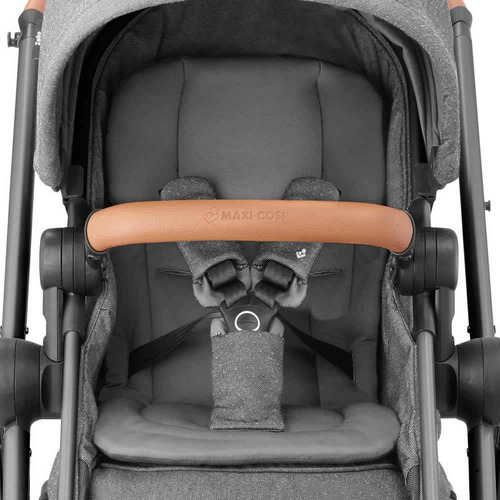 Carrinho De Bebê De Paseio Travel System Maxi-cosi Adorra Cinza Com Chassi De Cor Preto
