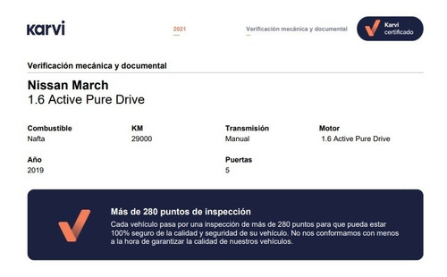 Nissan March 1.6 Active Mt 2019-imolaautos