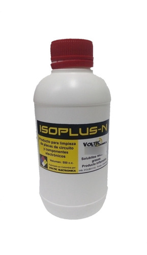 Contratipo Alcohol Isopropilico Isoplus - N / 550 C.c.