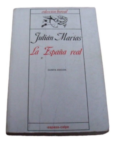 Libro La España Real - Julian Marias