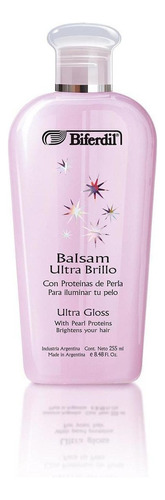 Balsamo Biferdil Ultra Brillo Proteinas De Perlas X 255 Ml