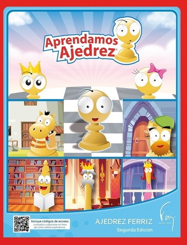 Aprendamos Ajedrez: (segunda Edición), De Rodrigo Ferriz Y Andrés Ferriz. Editorial Ajedrez Ferriz, Tapa Blanda, Edición Segunda En Español, 2022
