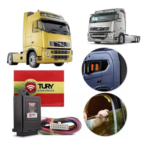Modulo Vidro Eletrico Caminhão Volvo Fm 370 24v Tw2t