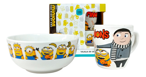 Scool - Set Cerámica 2pz Minions H