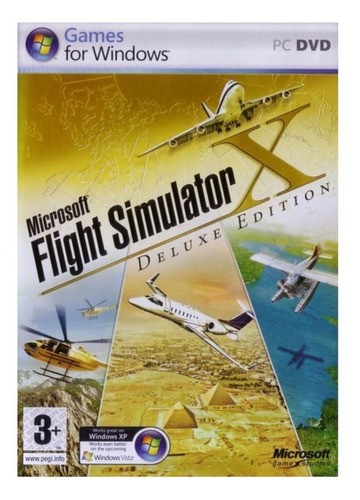 Microsoft Flight Simulator X  Deluxe Edition Microsoft PC Físico
