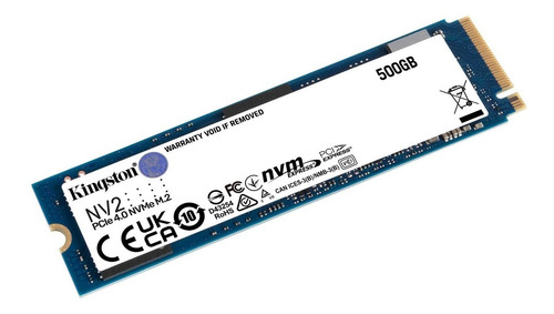 Imagen 1 de 4 de Disco Sólido Interno M.2 500gb Kingston Nvme Pcie Nv2