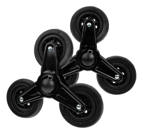 2 Piezas De Carrito De Compras Plegable De Goma Con