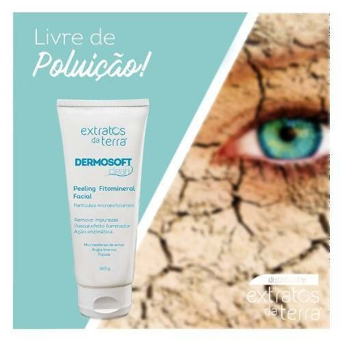 Creme Peeling Fitomineral Extratos da Terra Dermosoft Clean