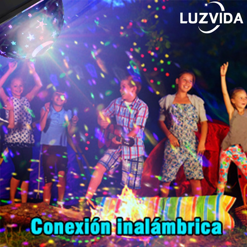 2 Pzs Luces Rgb Dj Led Luz De Fiesta Escenario Disco Lampara