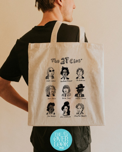 Bolsa De Tela Lienzo Club Del 27 (death Group)