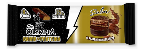 Barra De Proteina Sabor Alfajor De Dulce De Leche Mr Olympia
